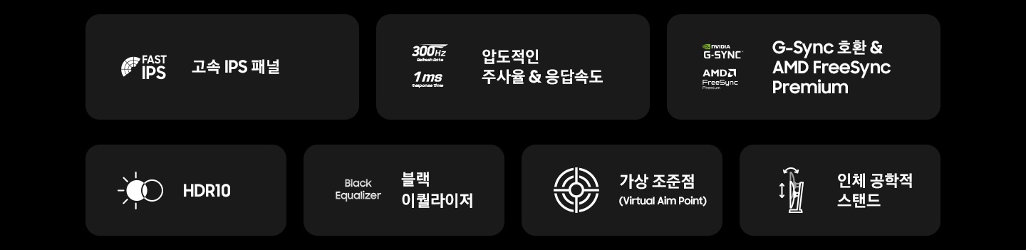 오디세이 G4 G40H FHD 300Hz (LS27HG400) 상세 이미지 5