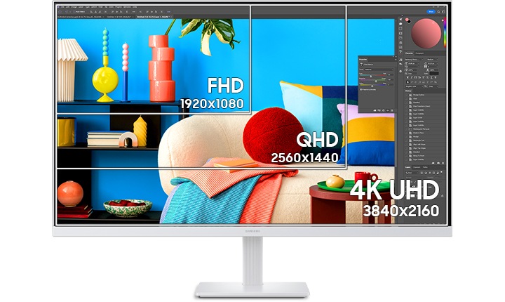 뷰피니티 S7 S70H 4K 웜화이트 (LS32H701) 상세 이미지 7