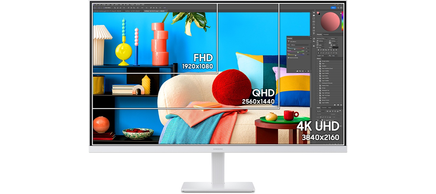 뷰피니티 S7 S70H 4K 웜화이트 (LS32H701) 상세 이미지 8