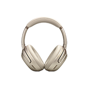 라떼 색상의 JBL TOUR ONE M3 Smart Tx 노이즈 캔슬링 오버이어 헤드폰 제품입니다.