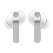 화이트 색상의 갤럭시 버즈4 프로 제품입니다.