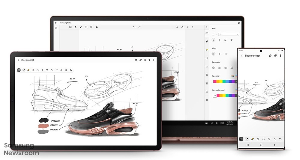 다양한 갤럭시 시리즈에 적용된 갤럭시S펜 활용 어플들