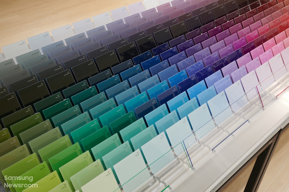 비스포크 360 프리즘 컬러 샘플 이미지