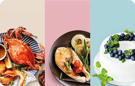 RECIPE. 해산물 요리, 연어 요리, 케이크 이미지. 삼성 오븐 70개의 홈 레시피로 간단하고 맛있는 음식을 확인할 수 있습니다.