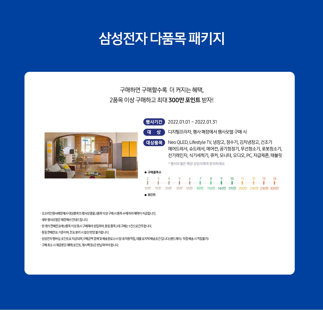 구매하면 구매할수록 더 커지는 혜택, 삼성전자 다품목 패키지 _PC.