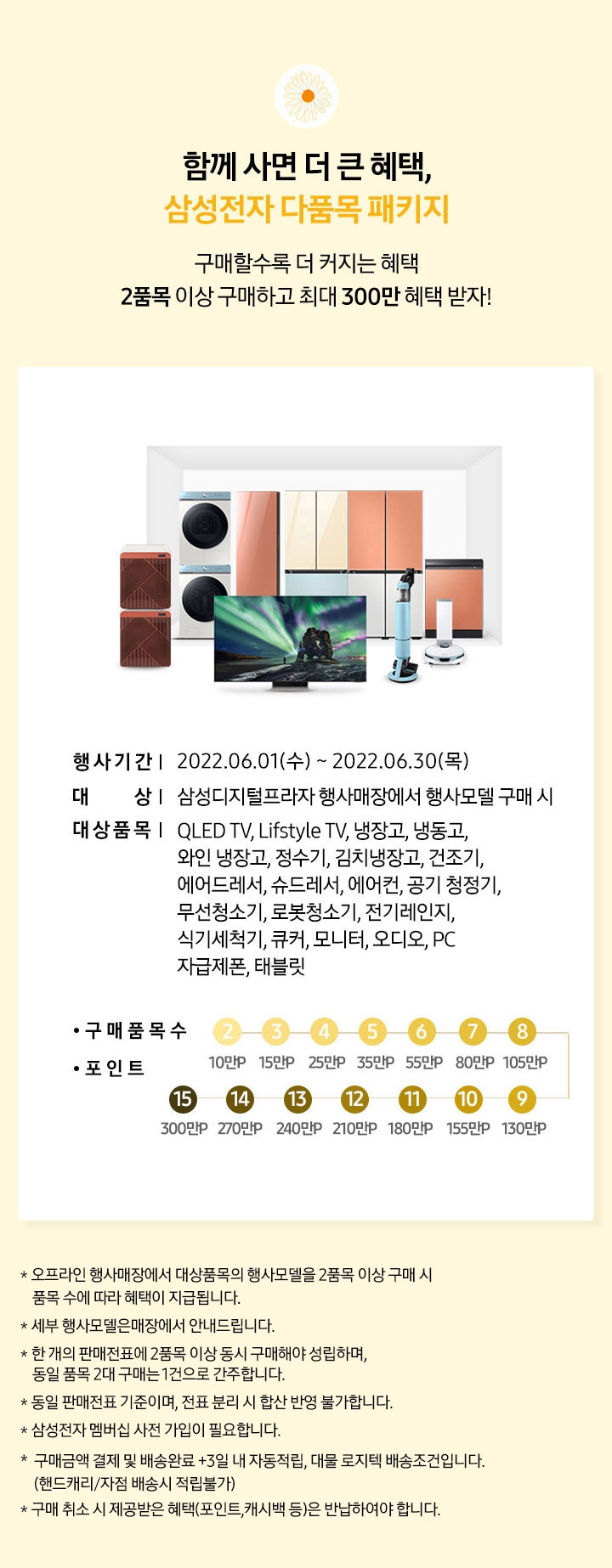 함께 사면 더 큰 혜택, 삼성전자 다품목 패키지_MO