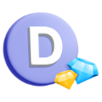 [다이아몬드 멤버십 3D 아이콘]