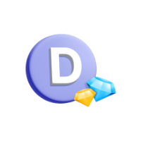 [다이아몬드 멤버십 3D 아이콘]
