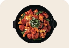 [이샌 닭갈비 연출]