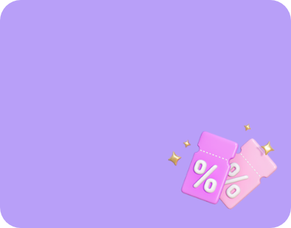 [할인 쿠폰 3D 아이콘]