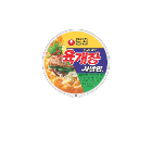 농심 육개장 사발면 모양의 버즈 FE 케이스 전면 모습