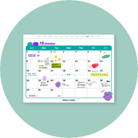 갤캠스 템플릿 활용 예시