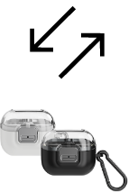 검정색 화살표 두개가 서로 반대 방향을 가리키는 이미지