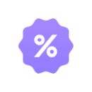 % 기호가 있는 아이콘