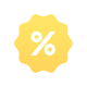 % 기호가 있는 아이콘