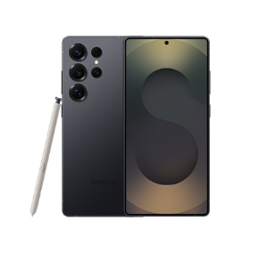 갤럭시 S25 울트라 티타늄 제트블랙 펜슬, 후면, 정면