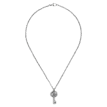 GUCCI 더블 G 키 펜던트 목걸이