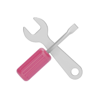 몽키스패너와 공구가 x자 모양으로 놓여있는