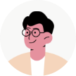 안경 쓴 남자 선생님