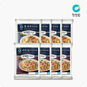 [청정원]대게와 랍스터볶음밥 210g x 4팩 + 통새우볶음밥 210g x4팩 +증정 김치볶음밥2인분