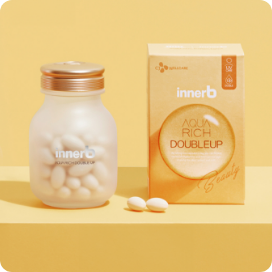 [웰케어] 이너비 아쿠아리치 더블업 600mg*56캡슐 x 3개(12주분)