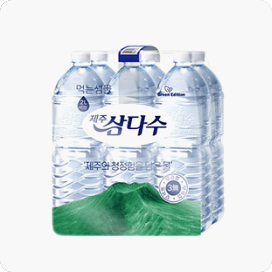 [광동제약] 제주 삼다수 (무라벨) 2L x 12개(무/유라벨 랜덤발송)