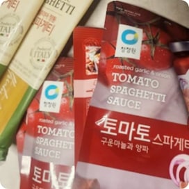 [청정원]토마토 파스타소스 170g x 6 + 면 250g x 2