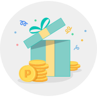 멤버십 포인트를 의미하는 코인 아이콘