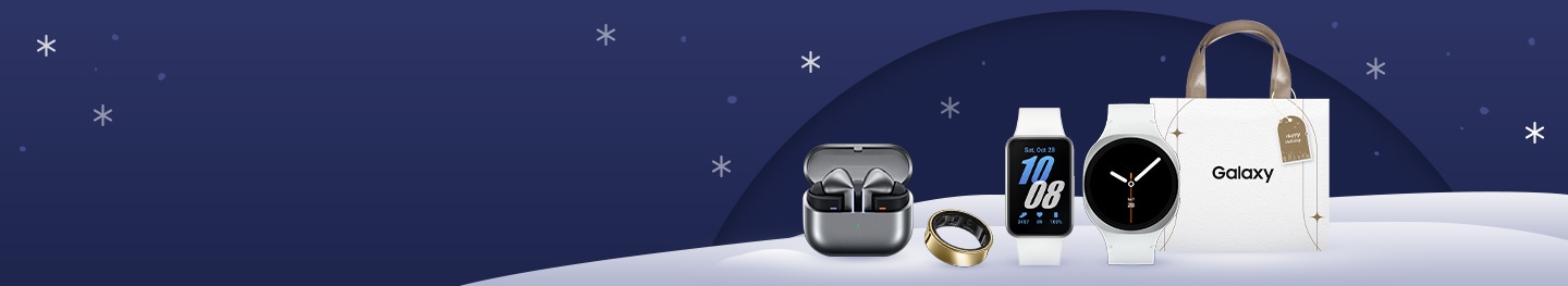 Galaxy Watch8, Galaxy Buds3, Galaxy Fit3, Galaxy Ring, 스페셜 기프트 백 이미지