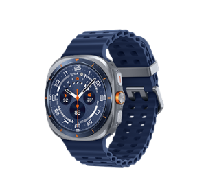 갤럭시 워치 울트라 티타늄 블루 좌측 정면