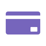 보라색 카드 일러스트