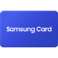 Samsung Card가 쓰여진 카드 아이콘