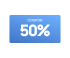 50% 할인 쿠폰 이미지