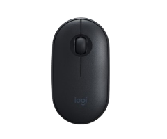 로지텍 M340 Slient 블루투스 마우스 블랙 컬러 모델 정면컷