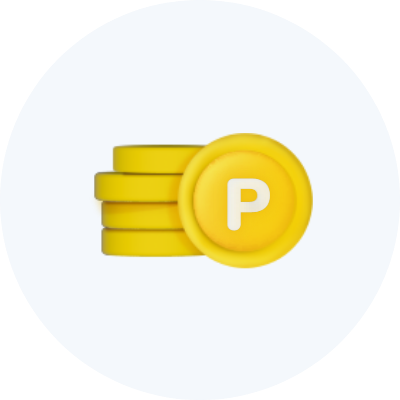 동전이 쌓인 이미지