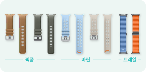 V2 밴드 (픽폼), V2 밴드 (마린), V2 밴드 (트레일) 