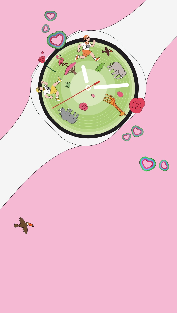 삼성 헬스와 함께하는 갤럭시 워치런 @사파리