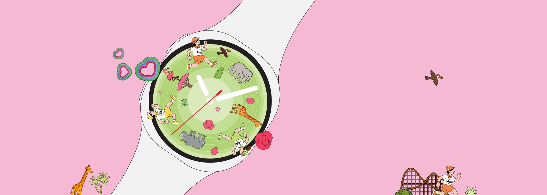 삼성 헬스와 함께하는 갤럭시 워치런 @사파리