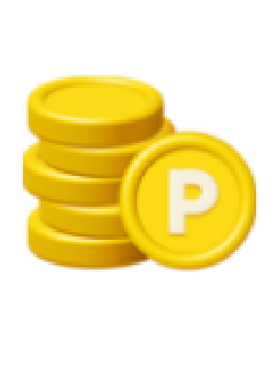 노란색 코인 아이콘