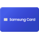 Samsung Card가 쓰인 카드 아이콘