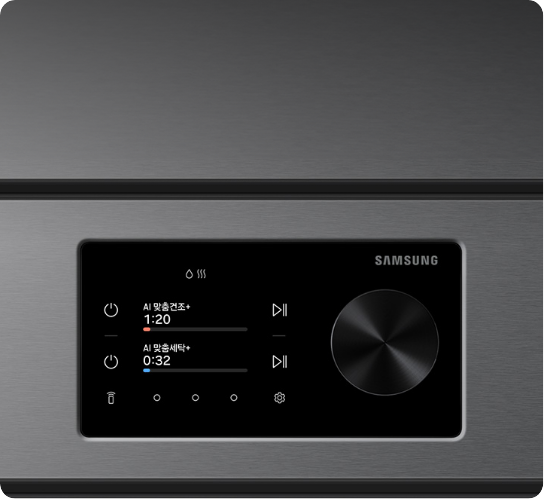 Bespoke AI 원바디의 스크린과 다이얼