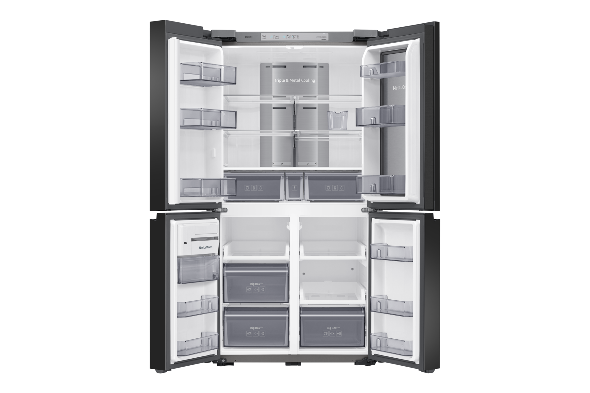 제품 정면 상하칸 도어 열림