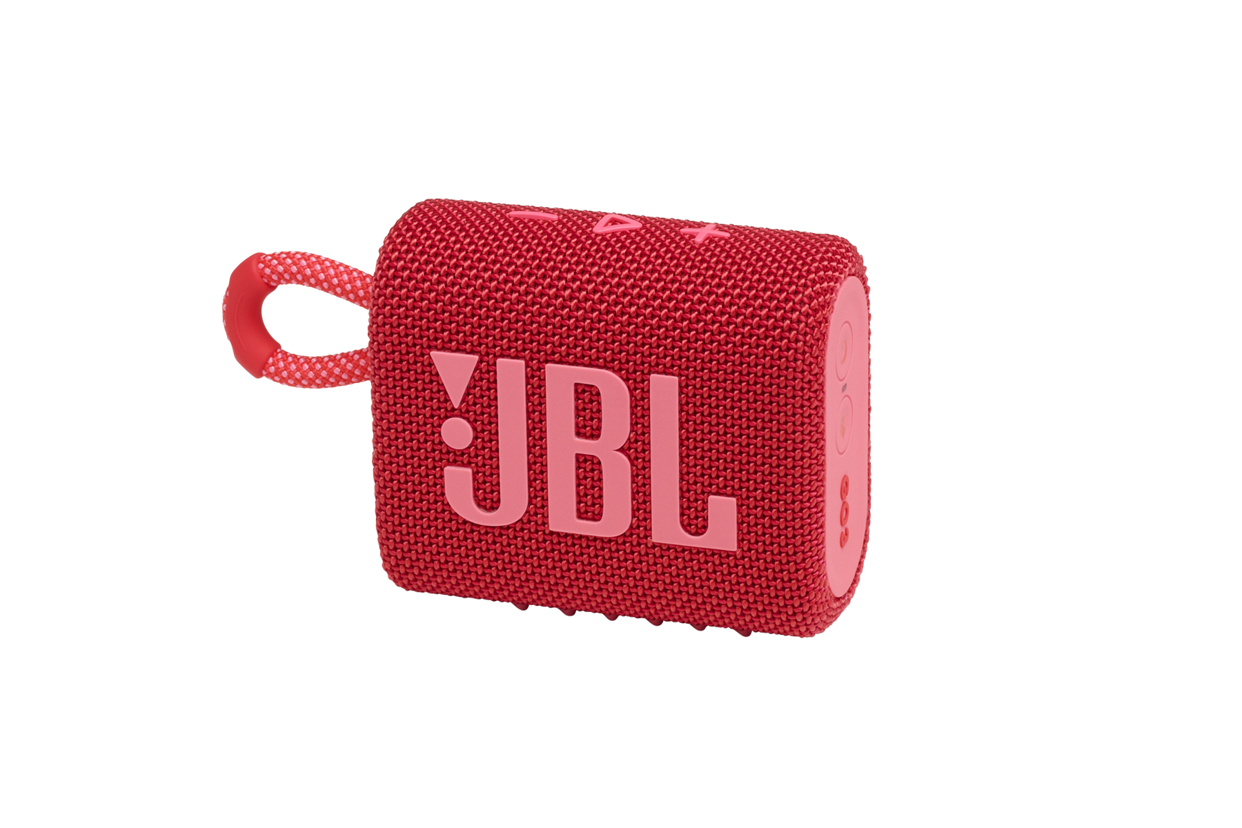 JBL GO 3 블루투스 스피커 레드 측면 