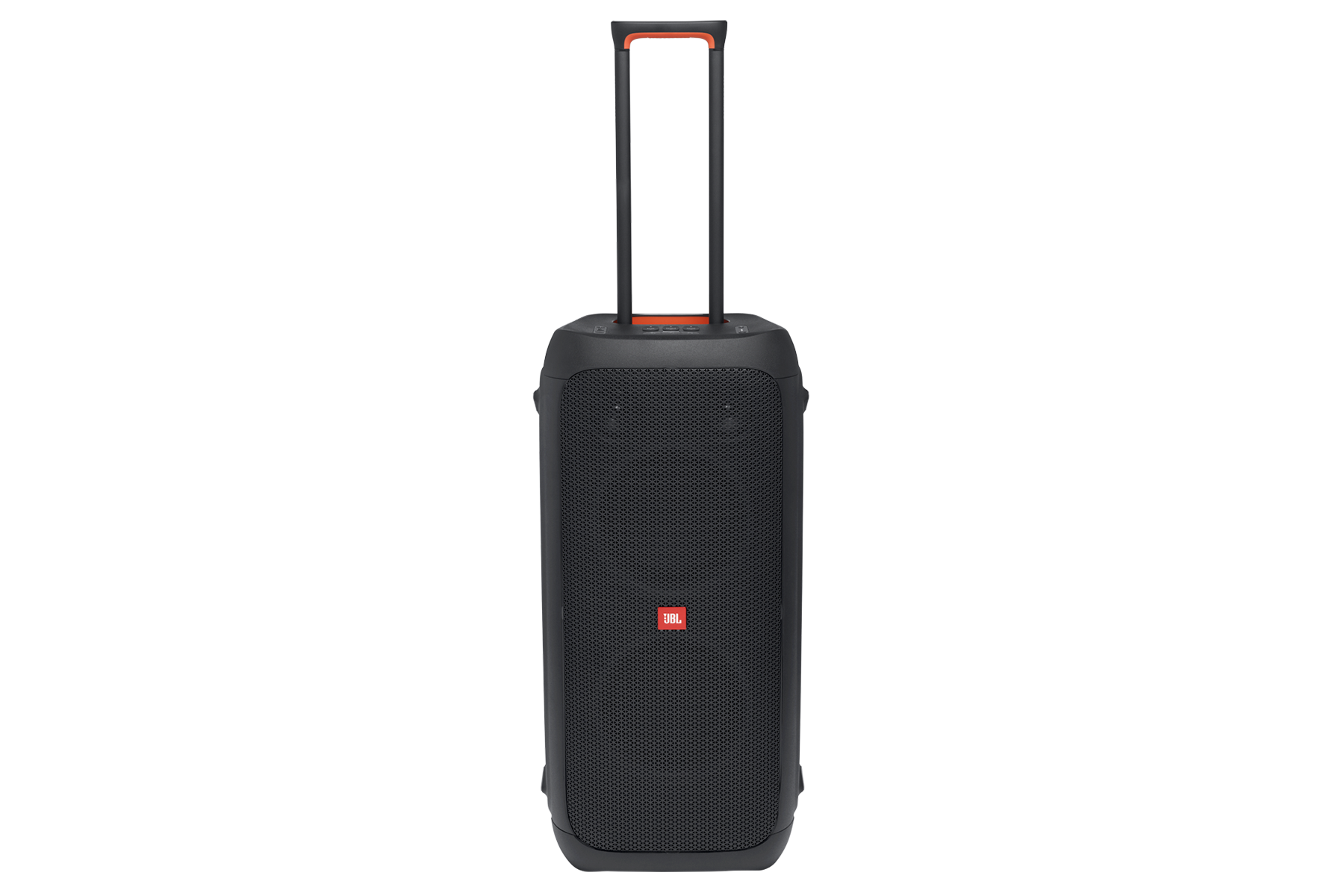 JBL PARTYBOX 310 파티 스피커 손잡이가 올라간 정면 