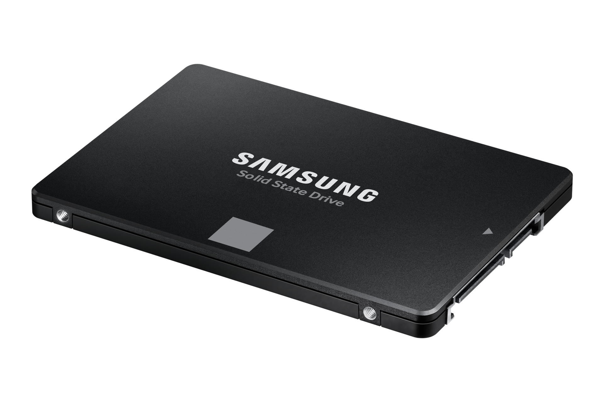 870 EVO SATA SSD 4 TB 블랙 제품 정면 제품 누운 이미지