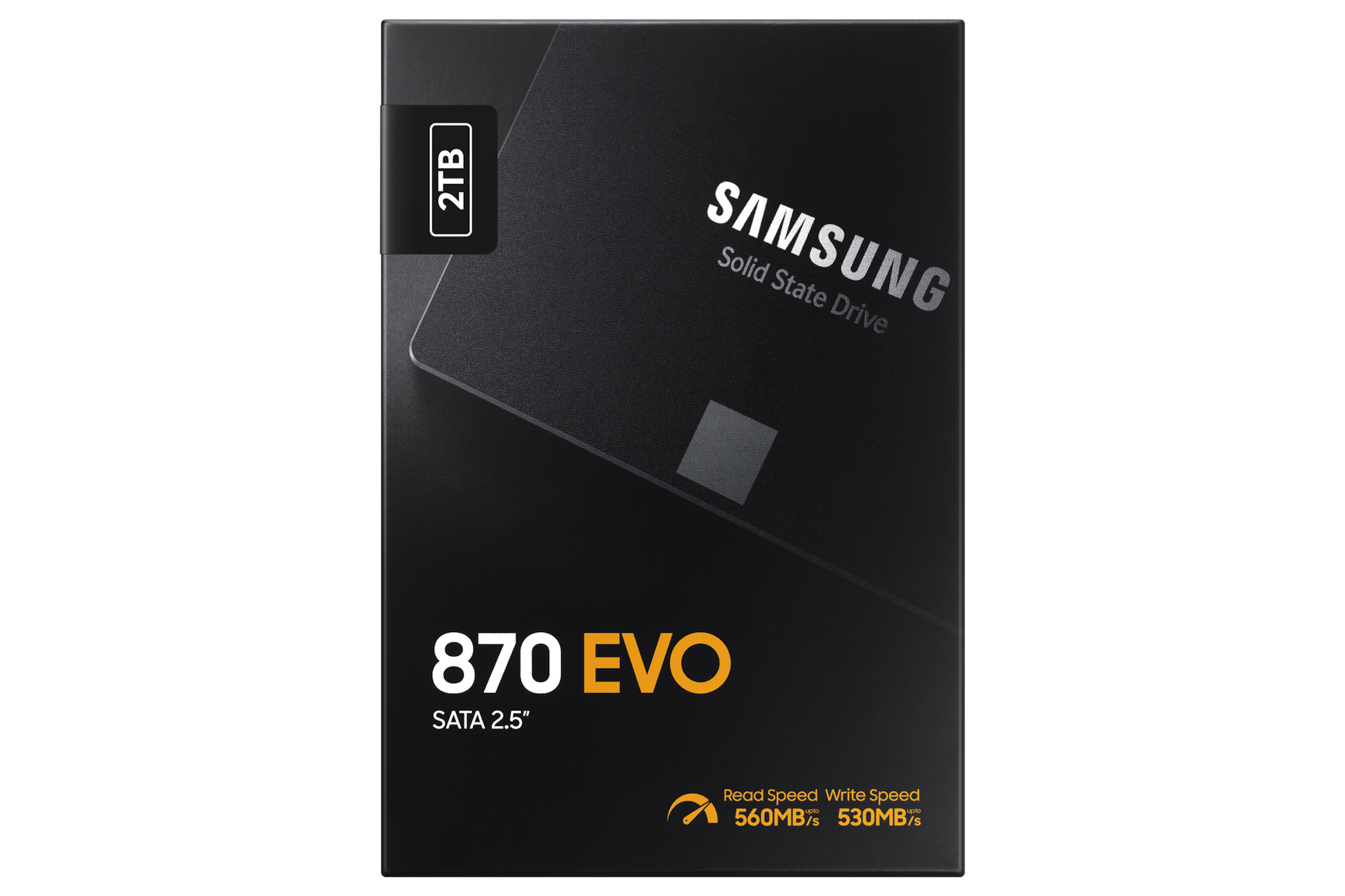 870 EVO SATA SSD 2 TB 블랙 제품 패키지 정면