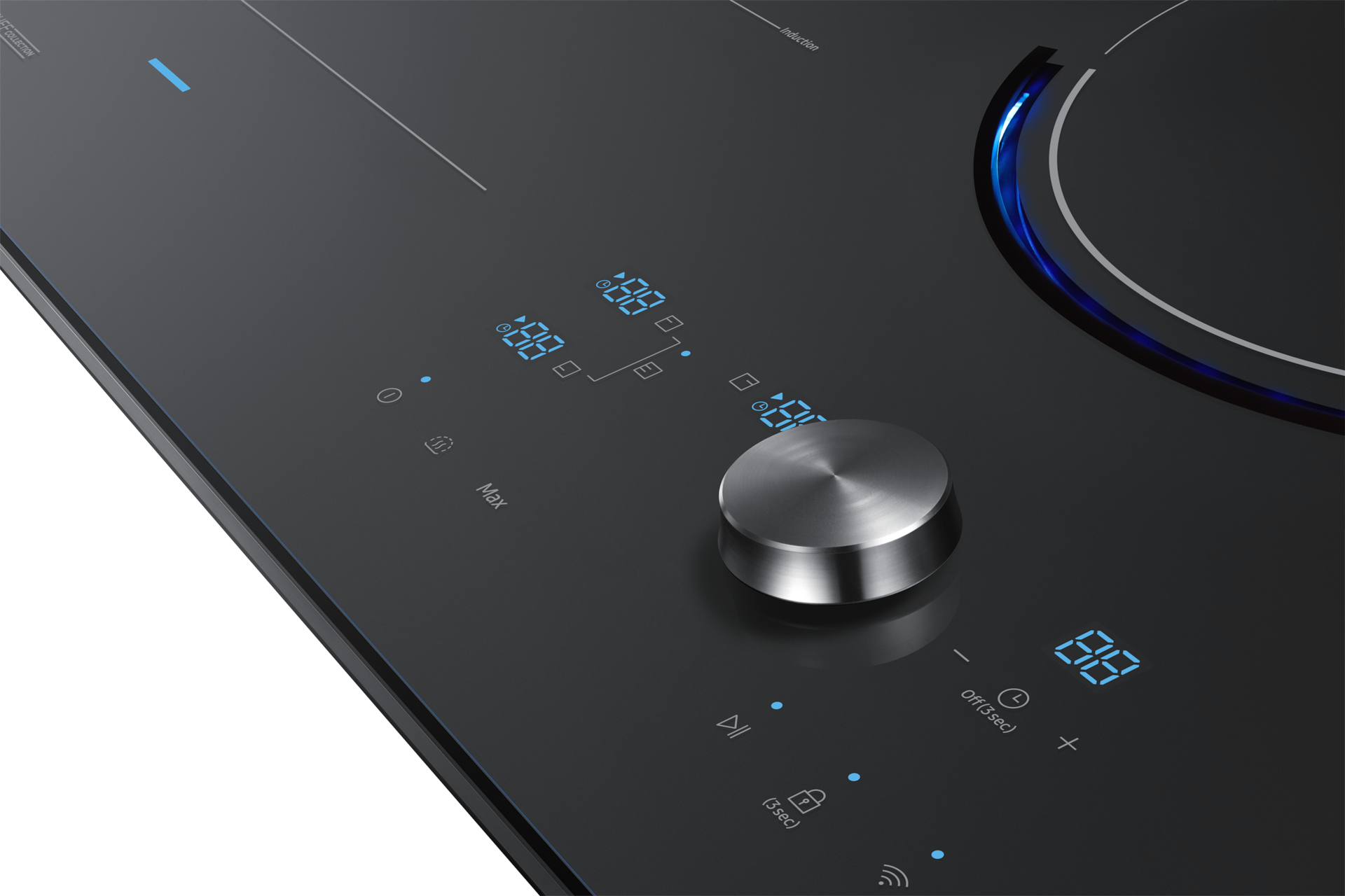 셰프컬렉션 인덕션 빌트인 그레이 디스플레이 확대