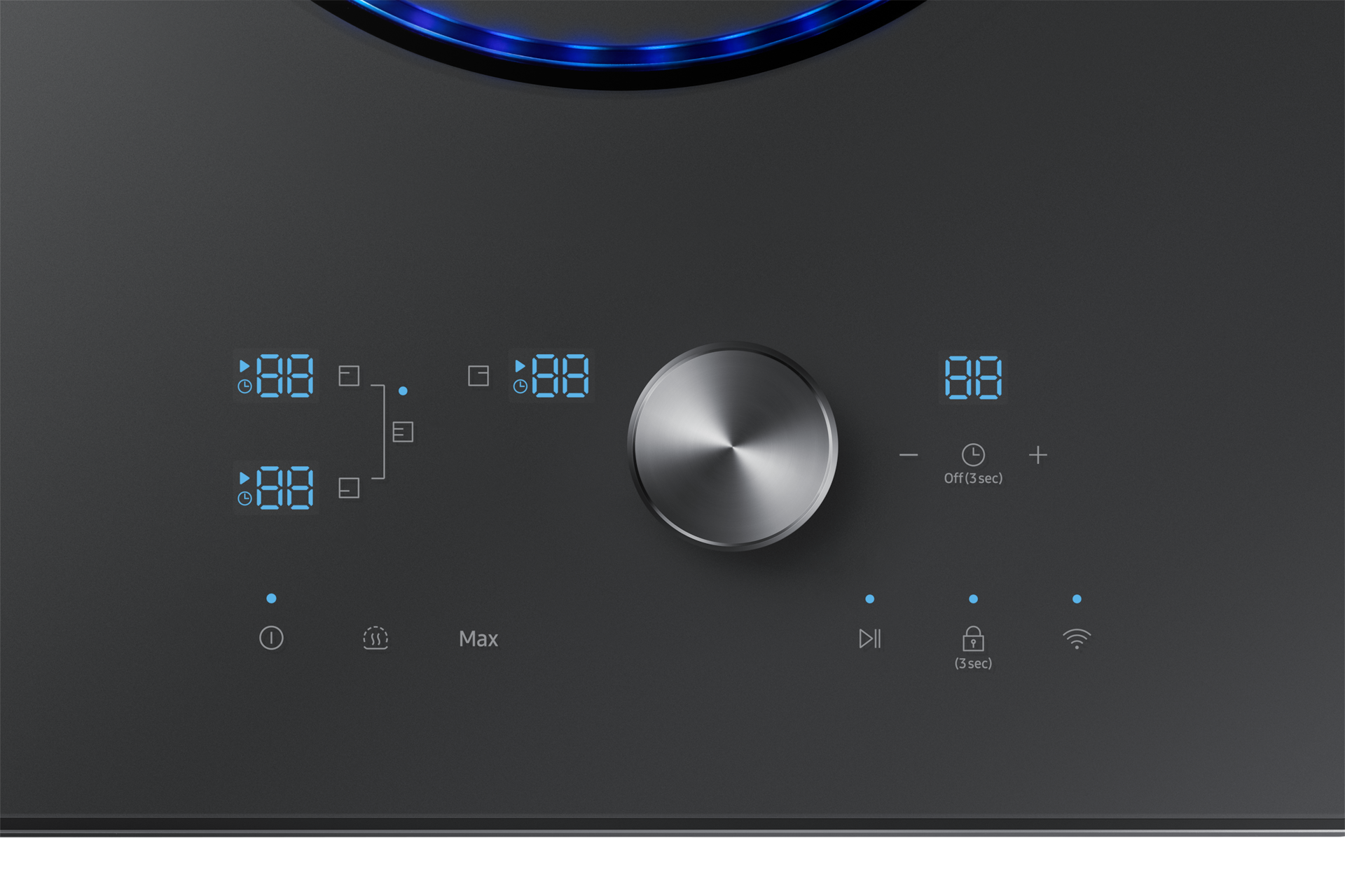 셰프컬렉션 인덕션 빌트인 그레이 디스플레이 확대