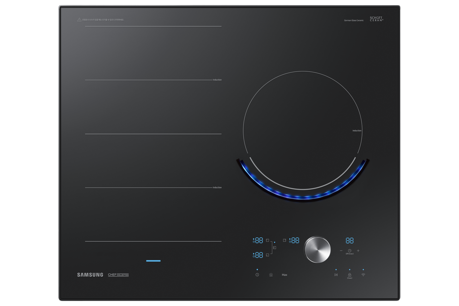 셰프컬렉션 인덕션 빌트인 그레이 정면