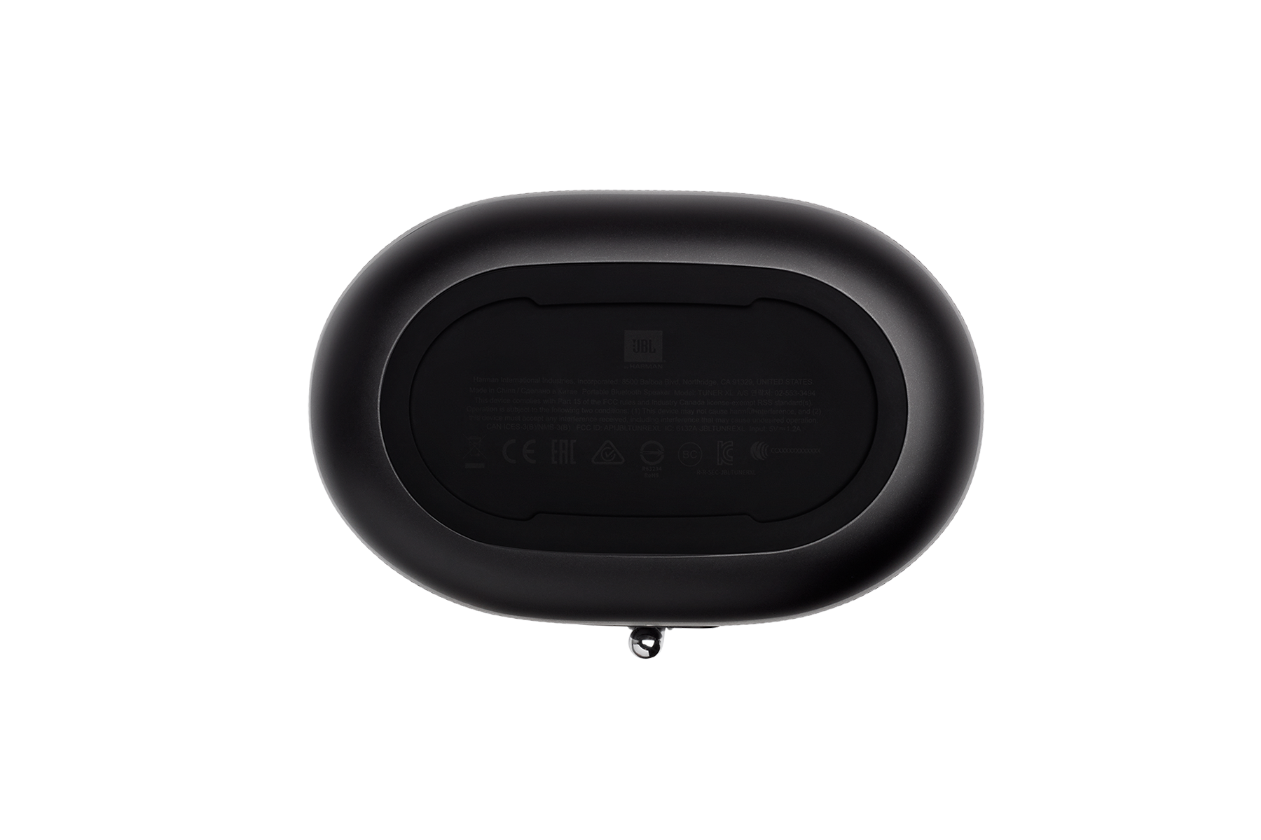JBL TUNER XL 라디오 겸용 블루투스 스피커 밑면 